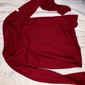 Warm pullover sweatshirt